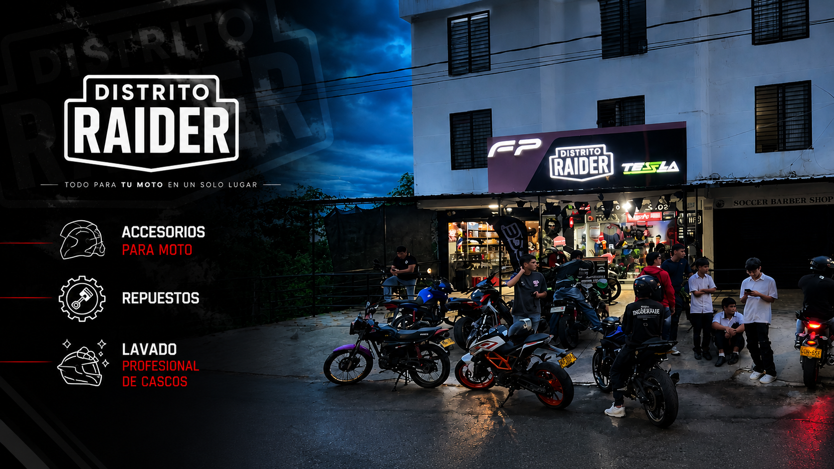 Banner promocional de la tienda